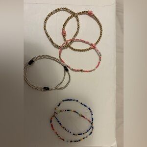 Misc size small 2 silver /the rest gold